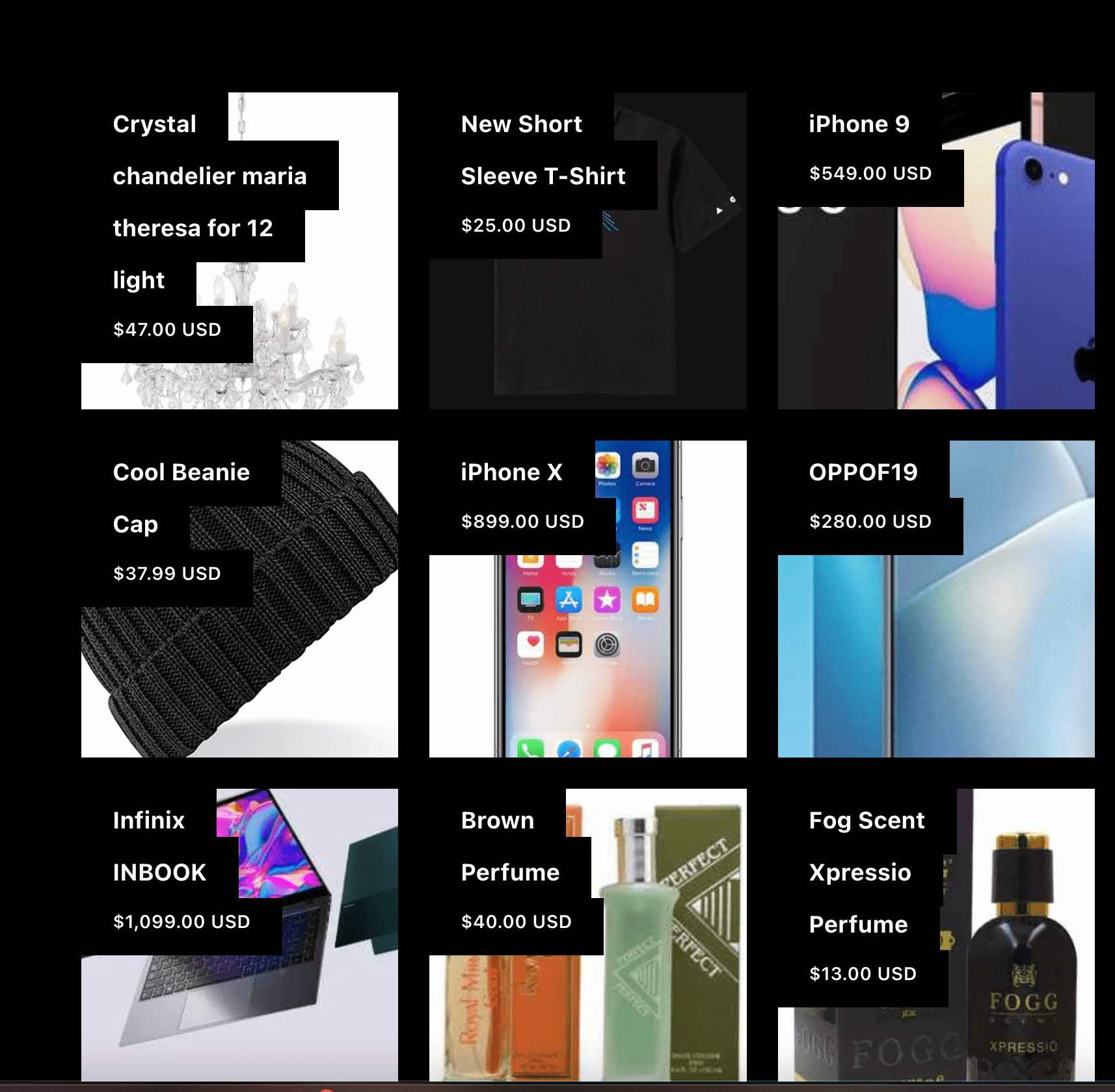 New arrival products in Fakestore